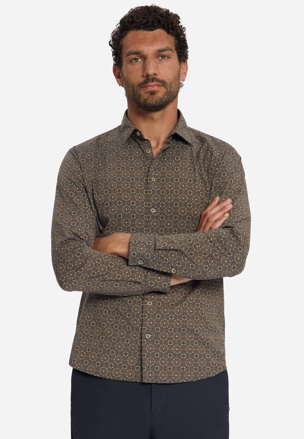 Shirt Print Caramel
