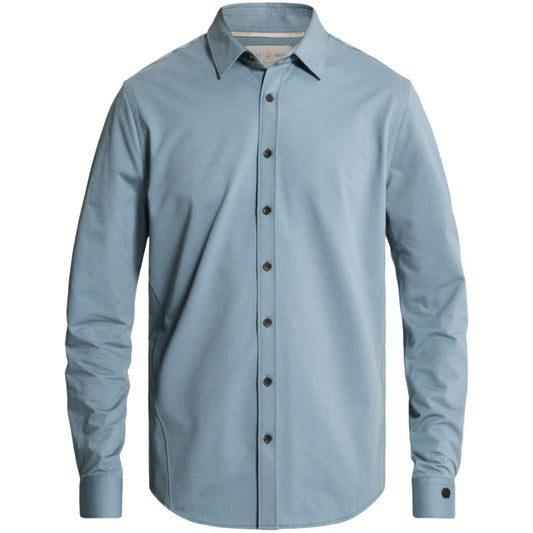 Shirt Twill Jersey Blue Mirage