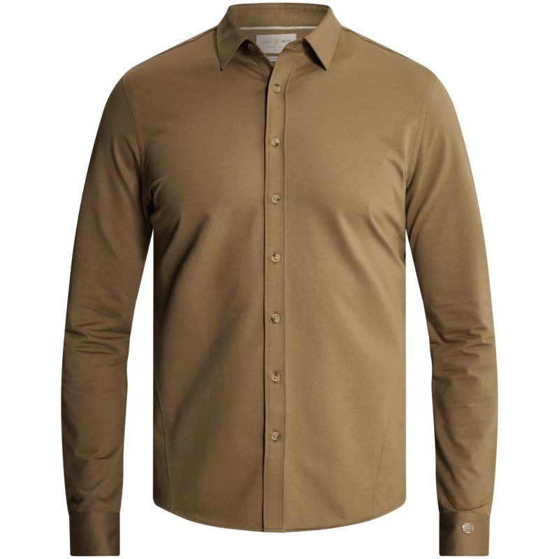 Shirt Twill Jersey Walnut