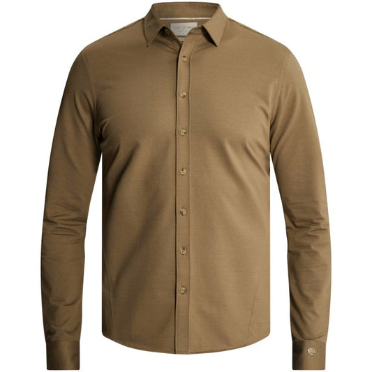 Shirt Twill Jersey Walnut
