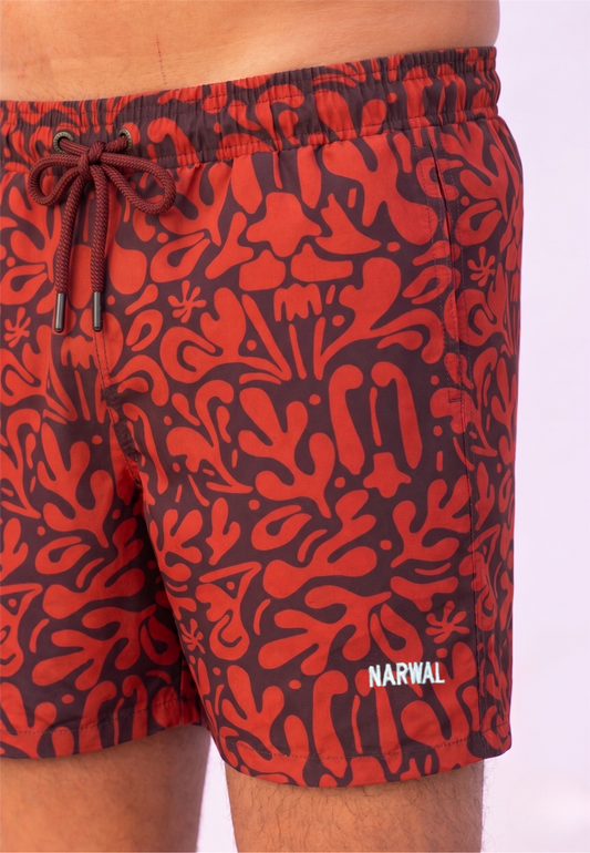 Splash Orange Zwemshort