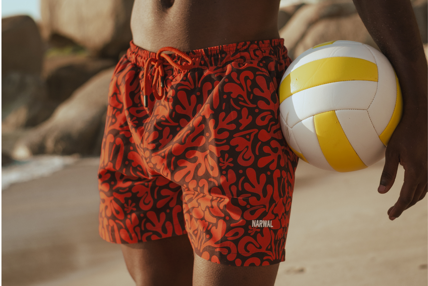 Splash Orange Zwemshort