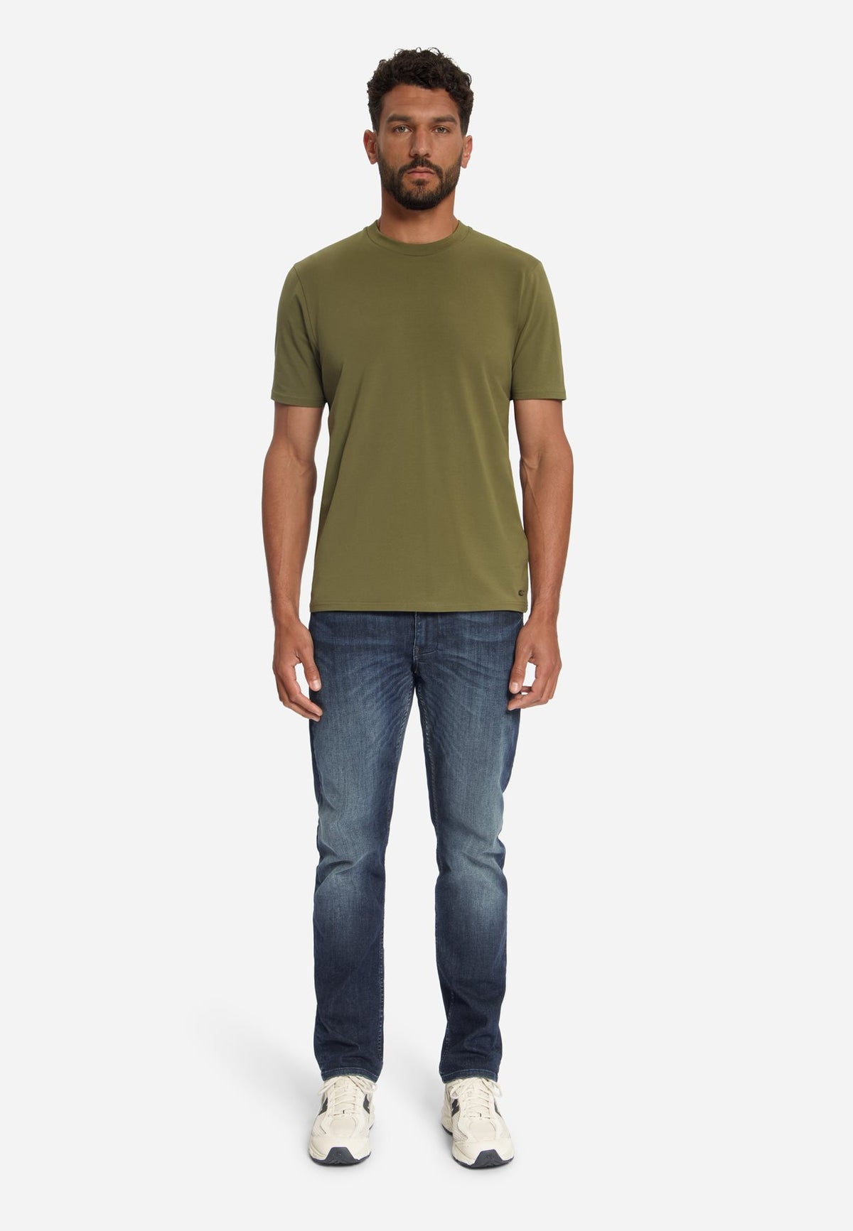T-shirt Basic Stretch Moss