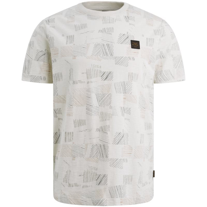 T-shirt Cotton Slub Bone White