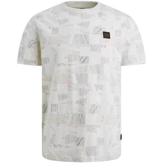 T-shirt Cotton Slub Bone White
