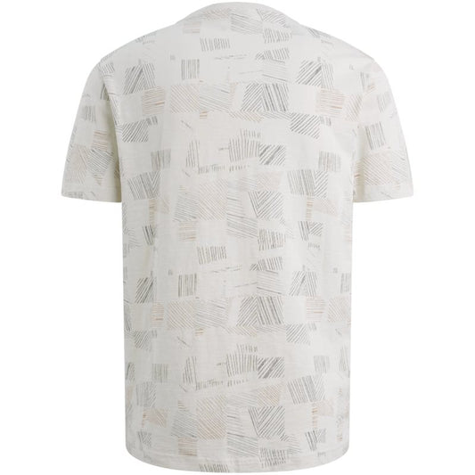 T-shirt Cotton Slub Bone White