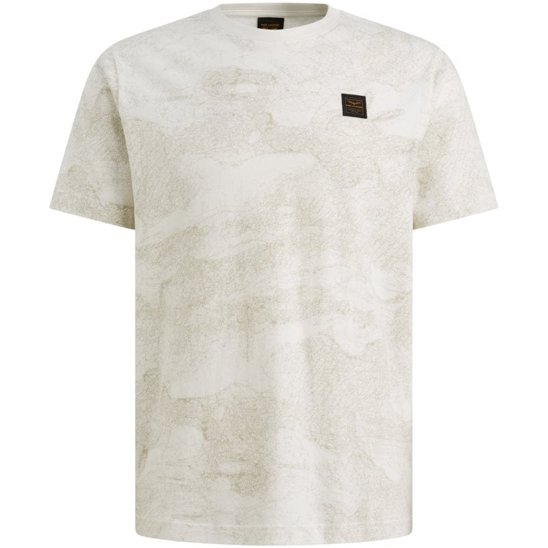 T-shirt Jersey Aop Egret