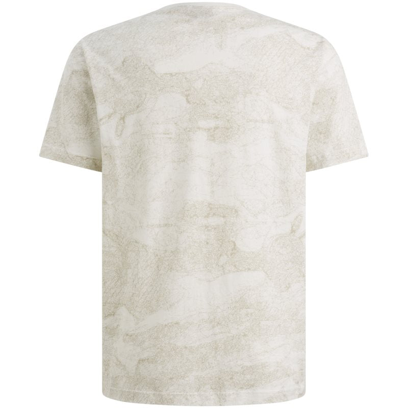 T-shirt Jersey Aop Egret