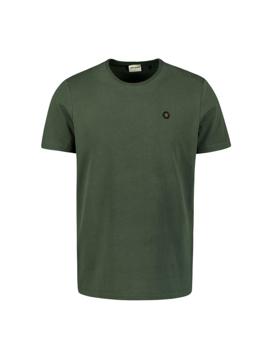 T-shirt Peached Dark Green