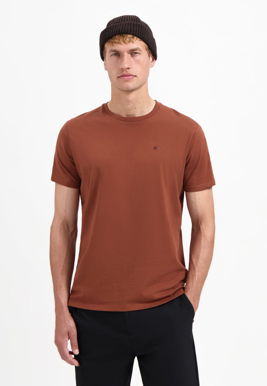 T-shirt Solid Basic Terra