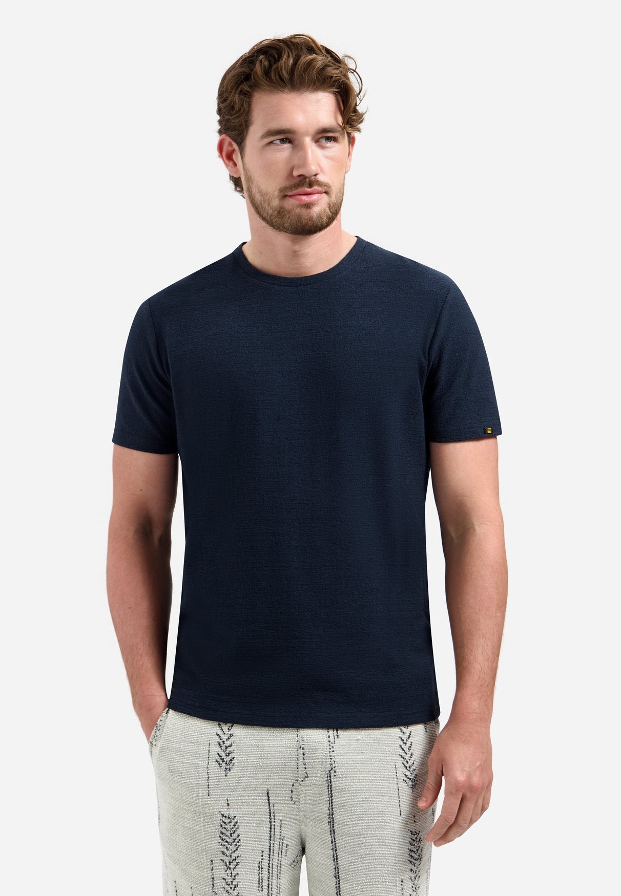 T-shirt Solid Jacquard Night