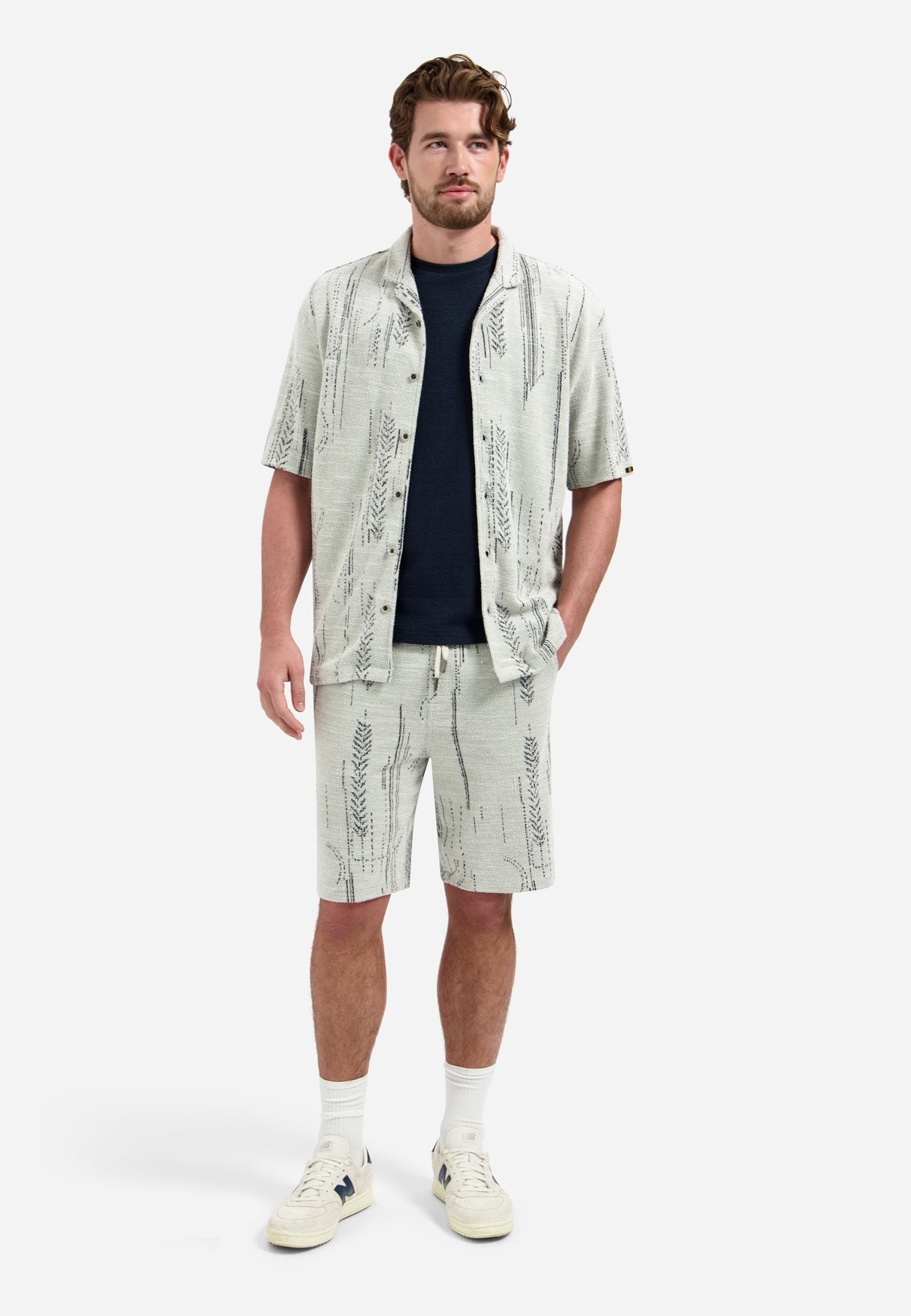 T-shirt Solid Jacquard Night