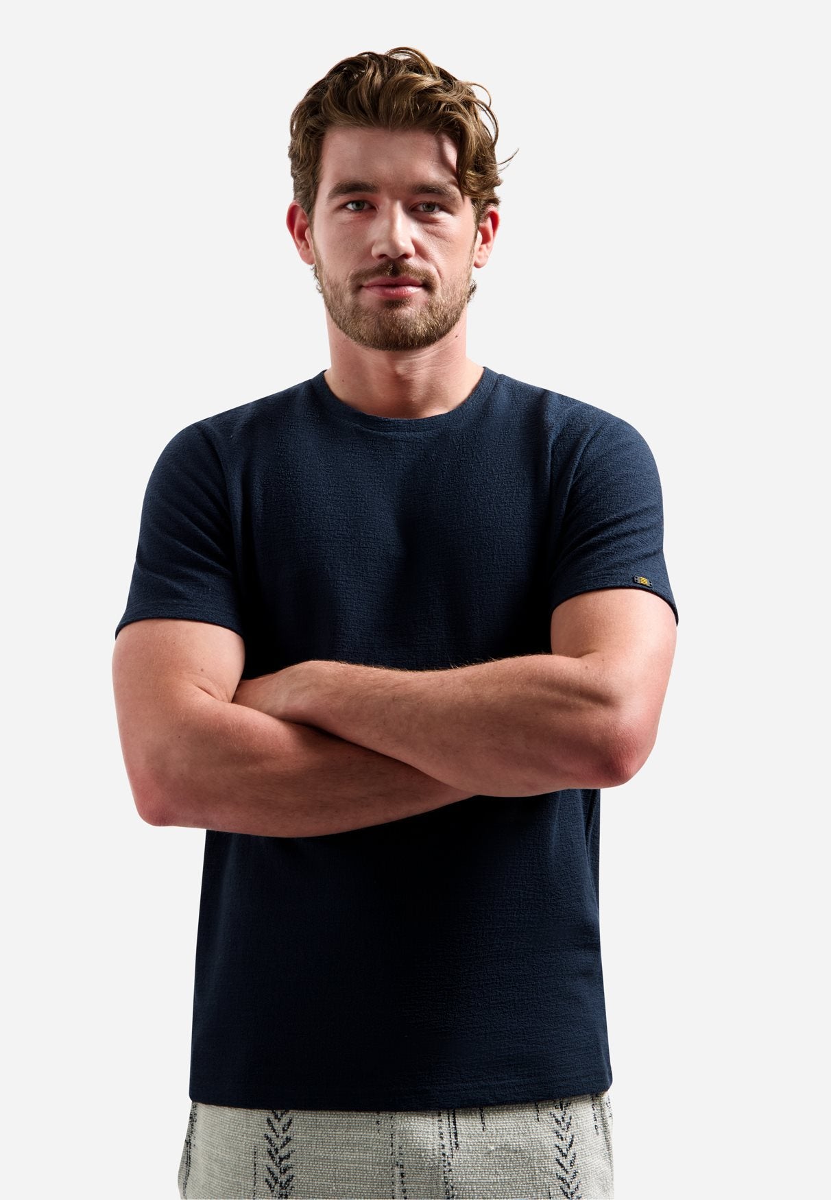 T-shirt Solid Jacquard Night