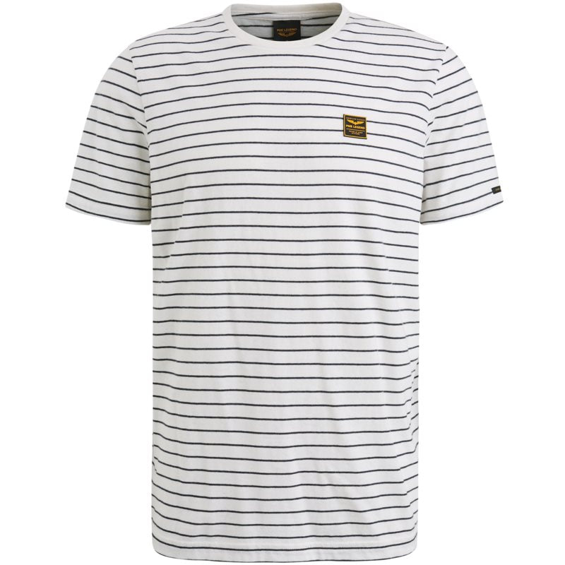 T-shirt Striped Jersey White