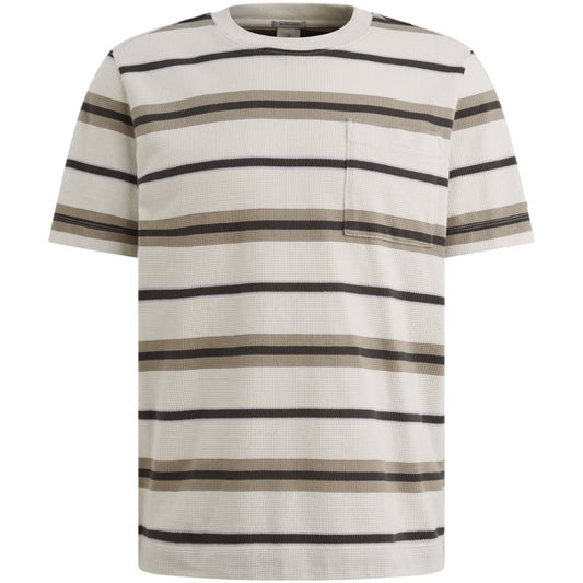 T-shirt Waffle White Onyx