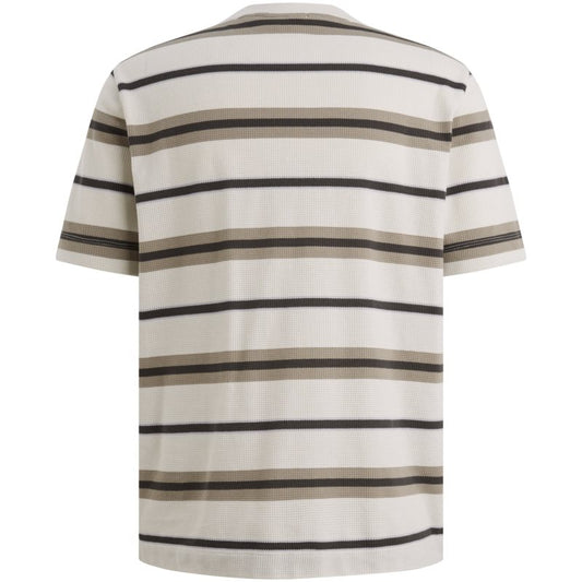 T-shirt Waffle White Onyx