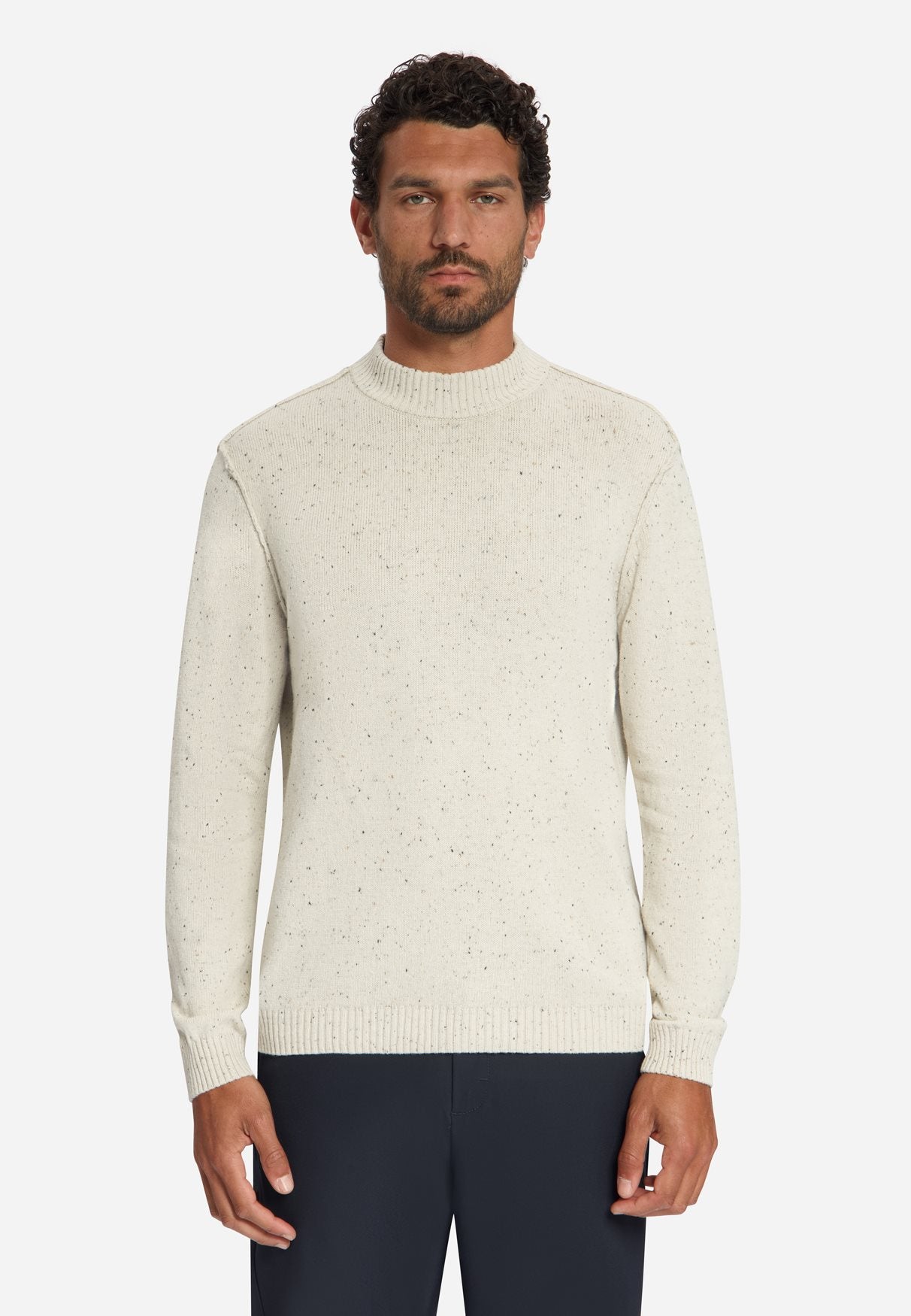 Turtle Neck Wool Stone