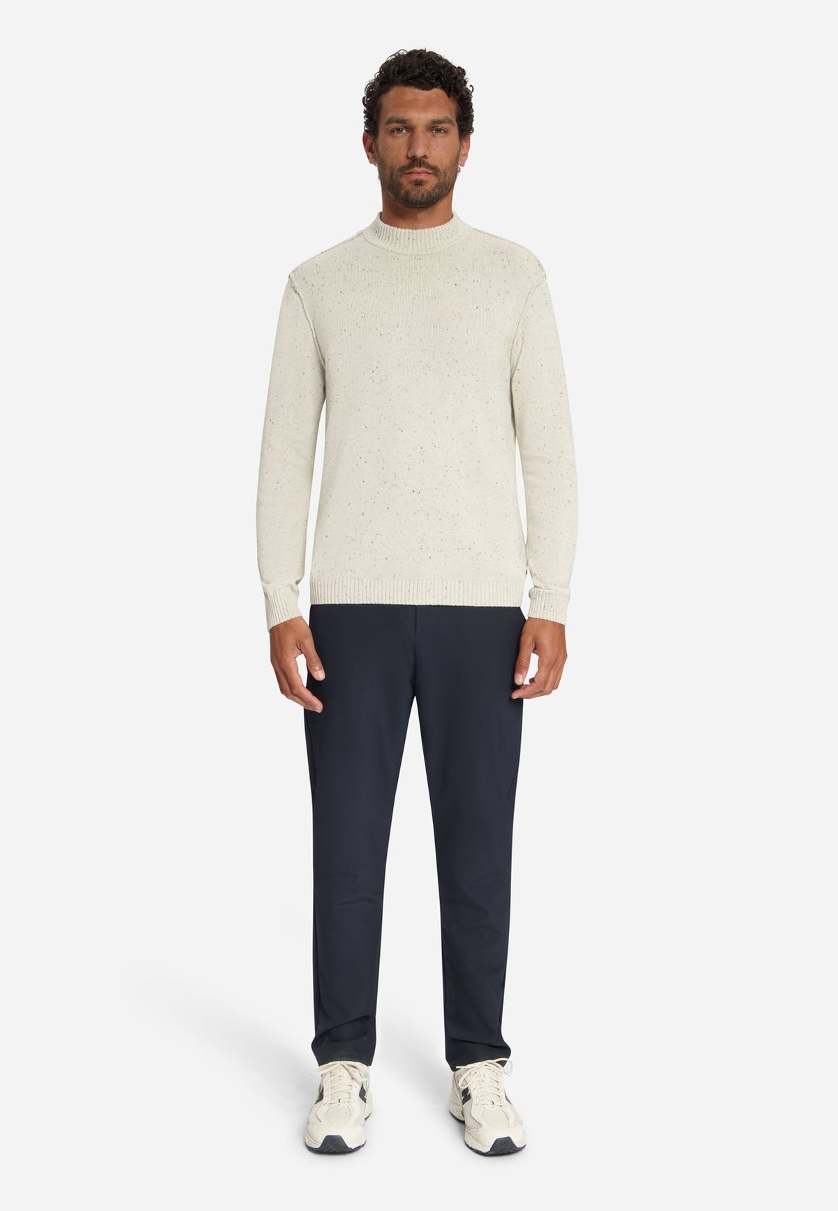Turtle Neck Wool Stone