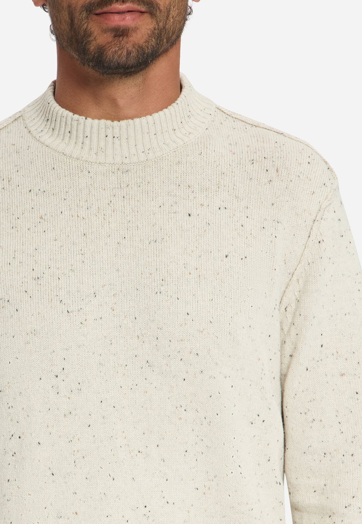 Turtle Neck Wool Stone