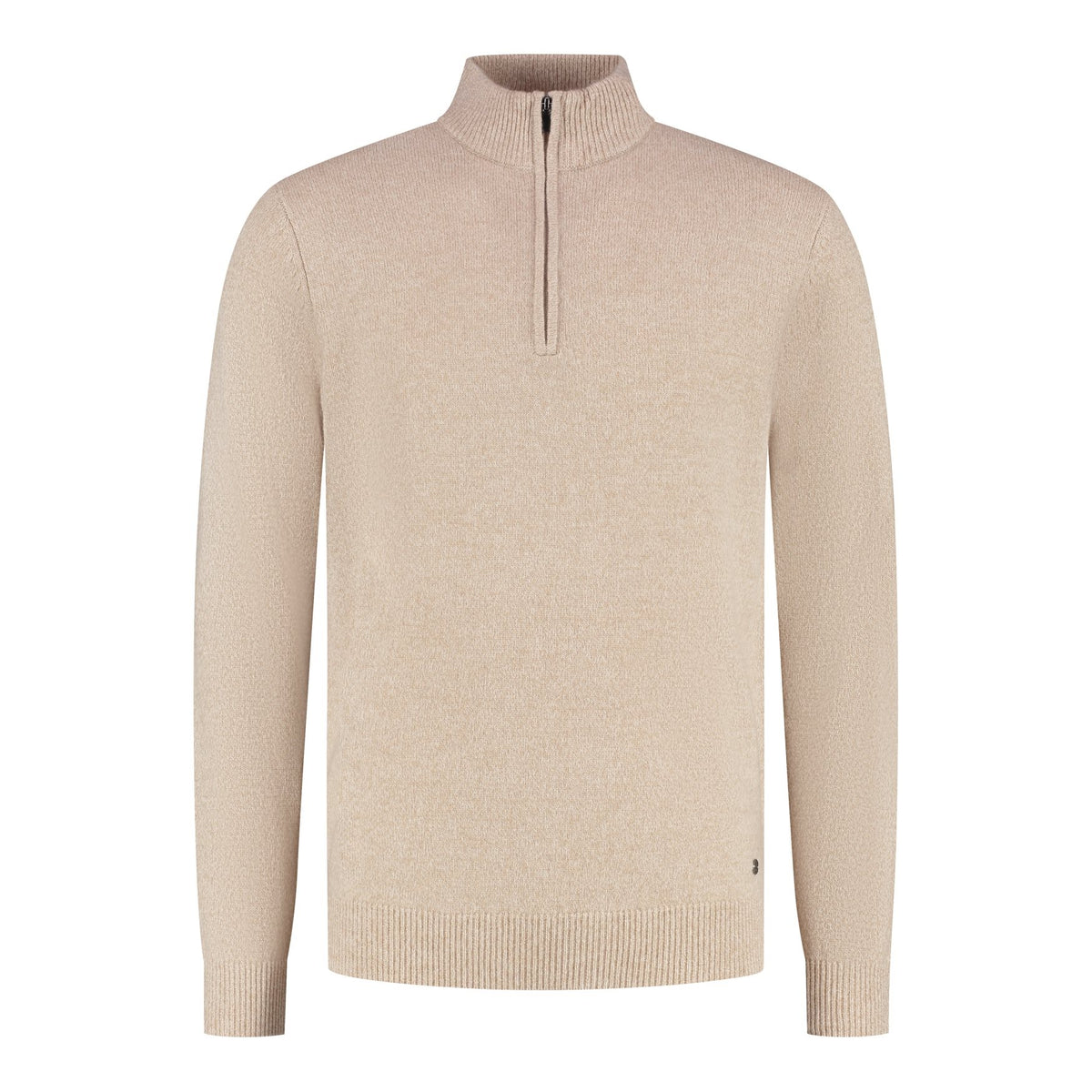 Whitaker Halfzip Wool Tabacco