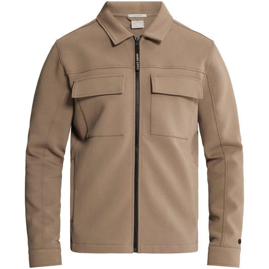 Zip Jacket Interlock Walnut