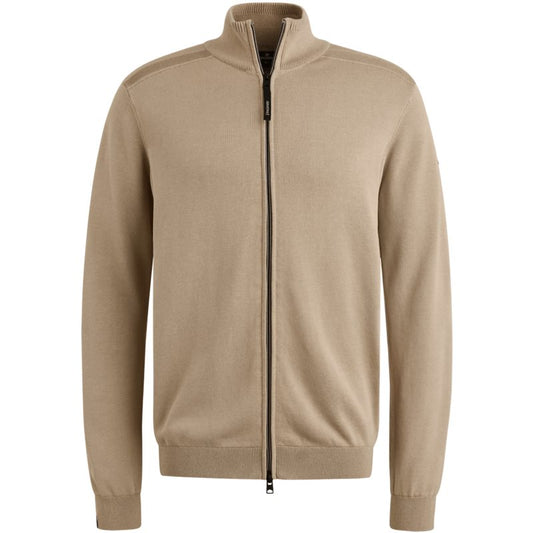 Zip Jacket Modal Plated Pepper