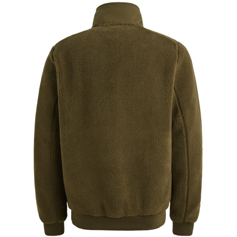 Zip Jacket Sherpa Dusky Green