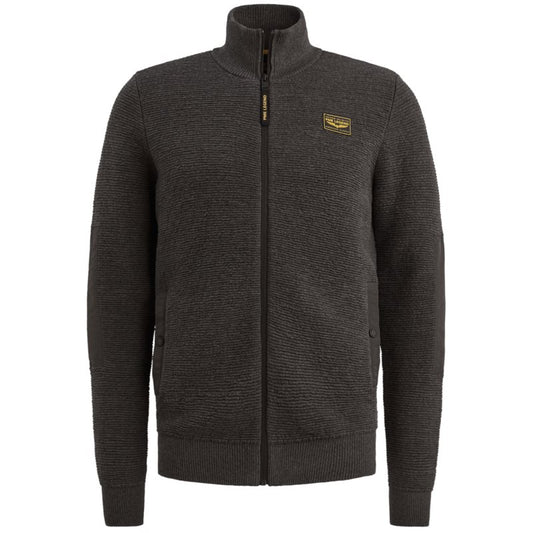 Zip Jacket Texture Grey Melee