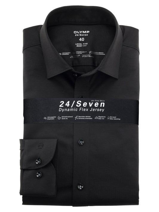24/Seven bodyfit zwart
