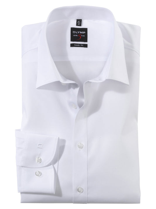 Shirt Bodyfit Wit
